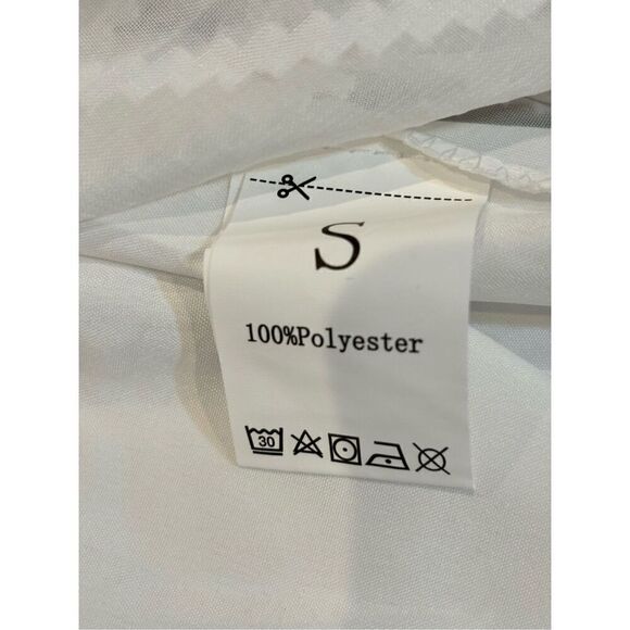 Ladies White beach dress size S - Picture 12 of 12